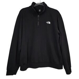 The North Face Men's XL Evolution Simple Dome 1/4 Zip‎ Pullover Sweatshirt Black